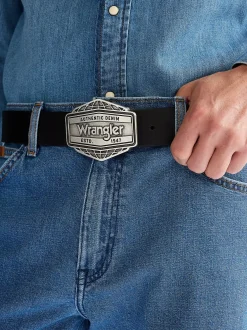 Big Buckle Leather Belt