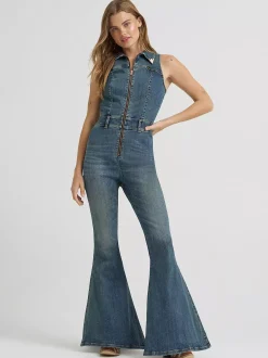Lainey Wilson x Wrangler Denim Catsuit