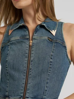 Lainey Wilson x Wrangler Denim Catsuit