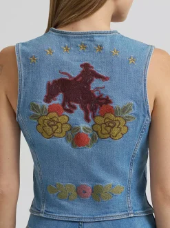 Lainey Wilson x Wrangler Embroidered Vest