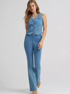 Lainey Wilson x Wrangler Embroidered Vest
