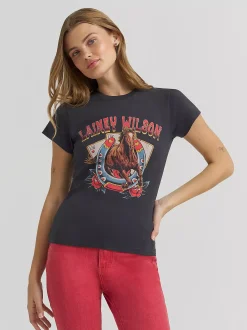 Lainey Wilson x Wrangler Horse Cards Tee