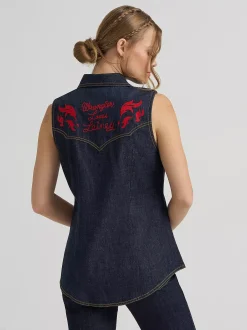 Lainey Wilson x Wrangler Sleeveless Shirt