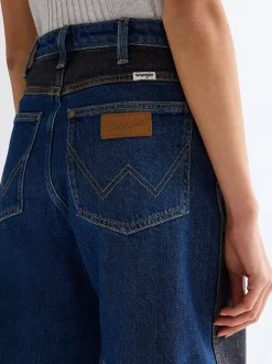 Patched Chap Barrel Jean