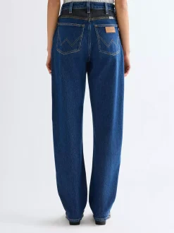 Patched Chap Barrel Jean