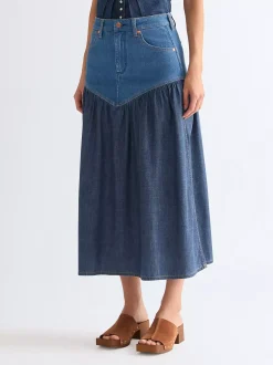Regular Basque Waist Skirt