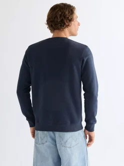 Regular Embroidery Crew Sweatshirt