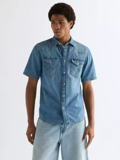 Regular Short Sleeve Western Shirt