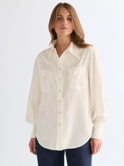 Relaxed Exaggerated Western Shirt