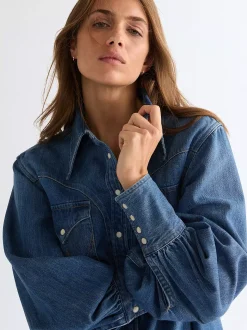 Relaxed Lightweight Exaggerated Western Shirt