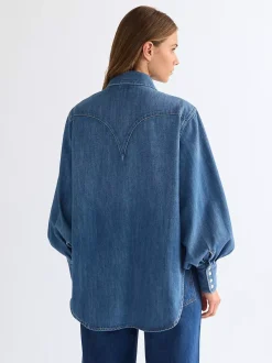Relaxed Lightweight Exaggerated Western Shirt