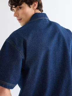 Relaxed Short Sleeve Overshirt