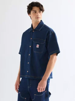 Relaxed Short Sleeve Overshirt