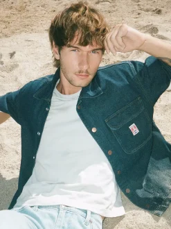 Relaxed Short Sleeve Overshirt