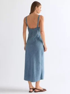 Slim Bias Slip Lightweight Dress