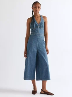 Slim Lightweight Culotte Jumpsuit