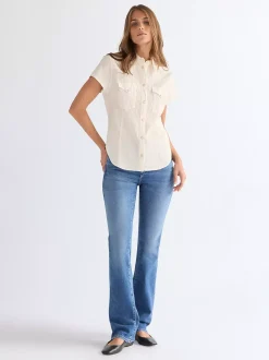 Slim Lightweight Stylized Western Shirt