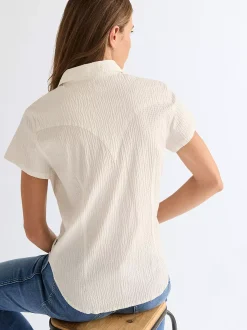 Slim Lightweight Stylized Western Shirt