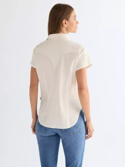 Slim Lightweight Stylized Western Shirt