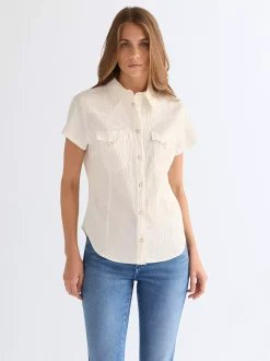Slim Lightweight Stylized Western Shirt