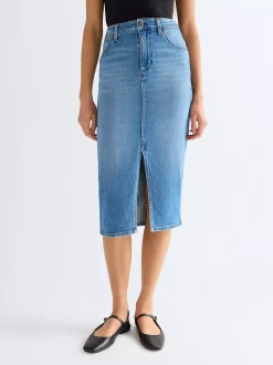 Slim Pencil Lightweight Skirt