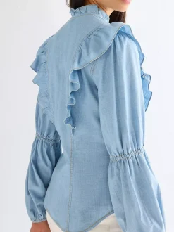 Slim Romance Lightweight Blouse