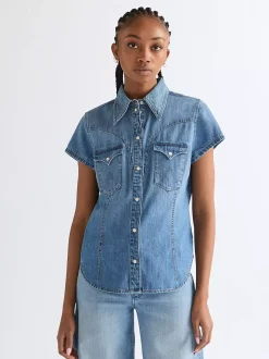 Slim Stylized Lightweight Western Shirt