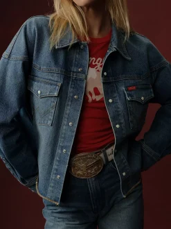 Wrangler® x Cherry Denim Shirt Jacket